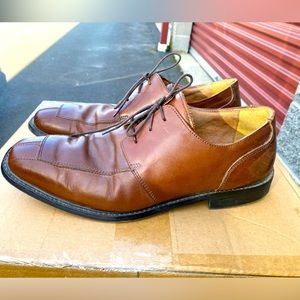 Florsheim imperial Men's Brown Leather Oxford Dress Shoes Size 11.5 D